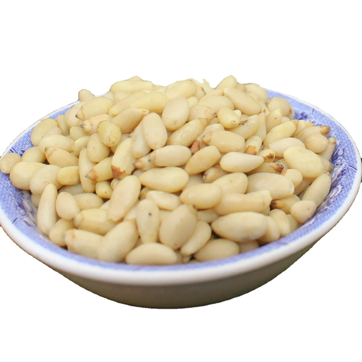 Wholesale Big Size White Colour Blanched Cedar Chilgoza Pine Nuts Kernels Raw Processed for Food Use from Chinese Factory