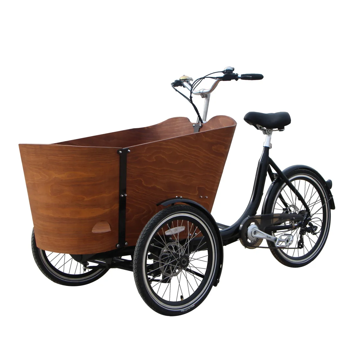 super quality 3 wheel cargo tricycles with wooden cabin for tuk tuk family cargo