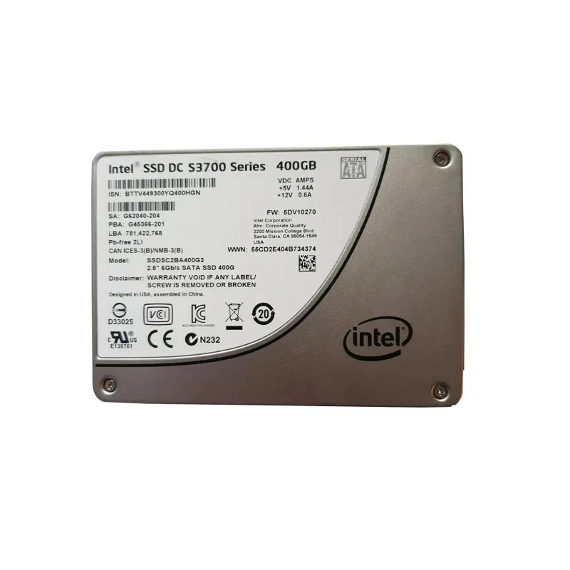 400GB SSD 2.5inch SSD SSDSC2BA400G3 DC S3700 Series Solid State Drive Genuine