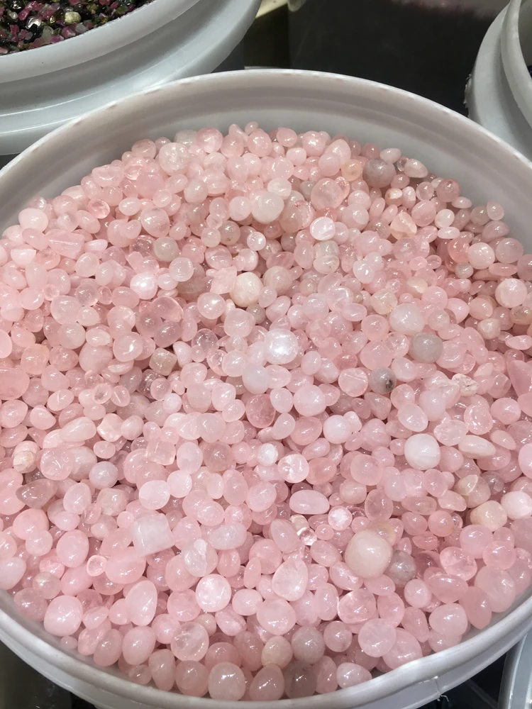 
Wholesale Healing Crystal Polished Tumbled Stone Natural Rose Quartz aquarium gravel Gemstones 