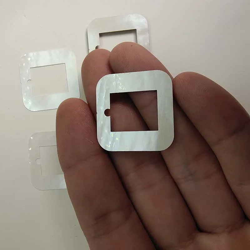 High Polished White Mother of Pear Shell Watch Dial Indicator Face Accessories