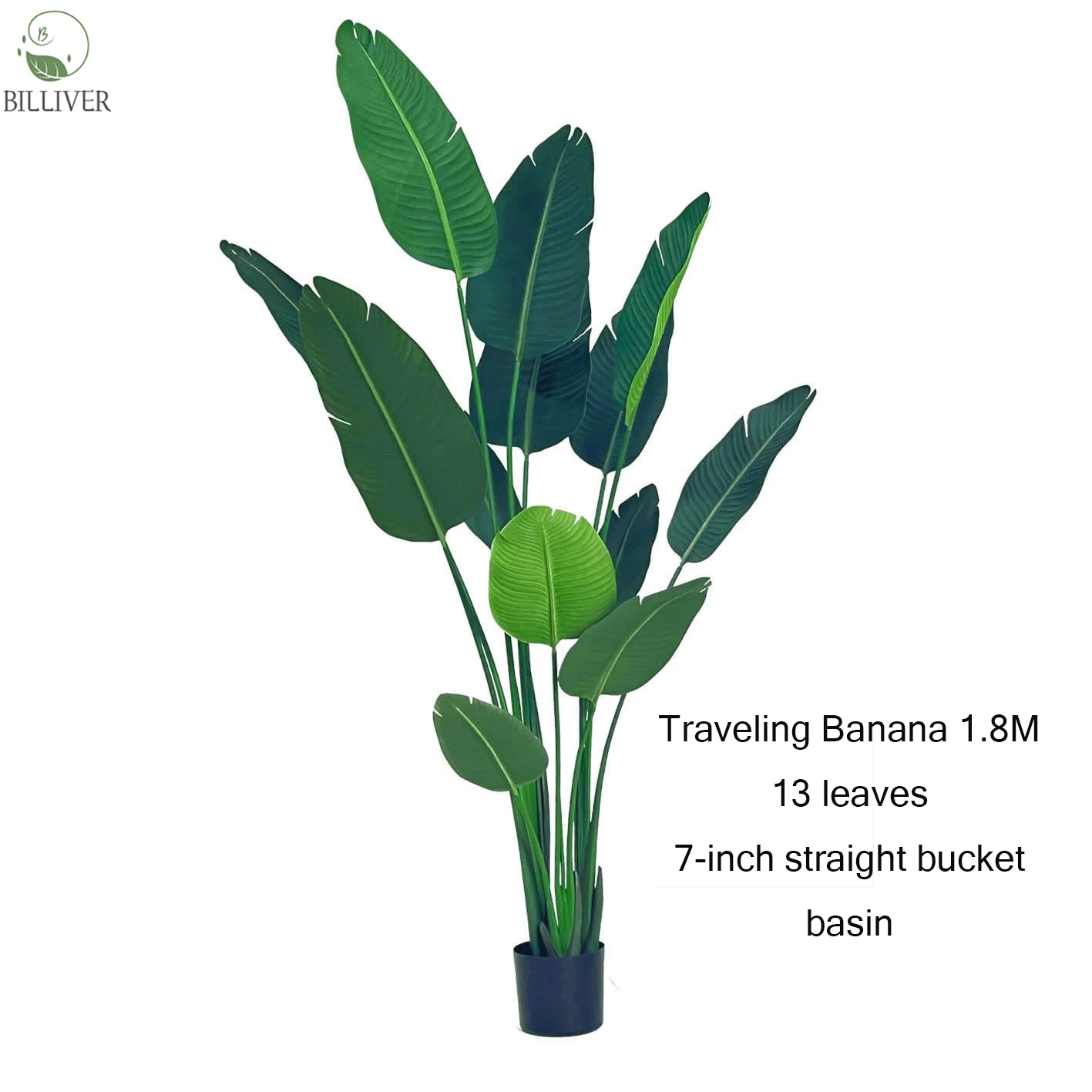 1.6M Traveling banana tree plant for outdoor decoration simulation green plant artificial tree