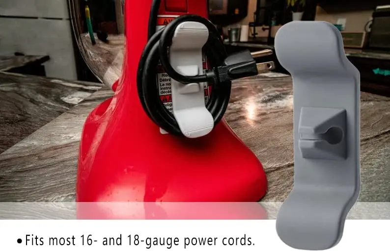 Cord Organizer Used to Stick on Kitchen Appliances,Cord Wrapper for Mixer Blender,Coffee Maker Pressure Cooker And Air Fryer