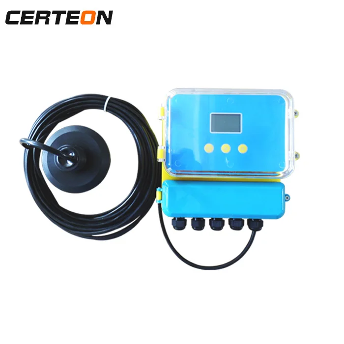 ultrasonic level indicator meter transmitter sensor for water liquid