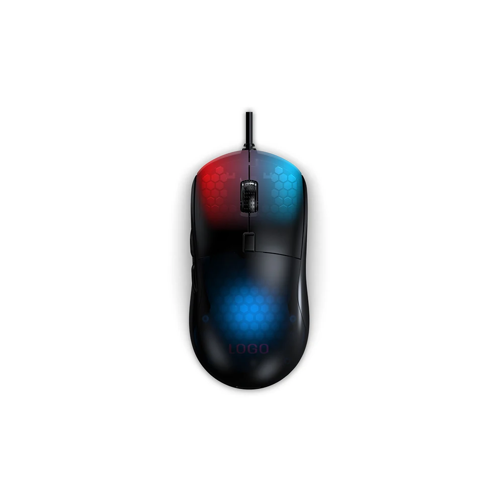 2022 new design high quality mice Pixart PMW 3389 sensor USB optical gaming mouse with RGB led for PC
