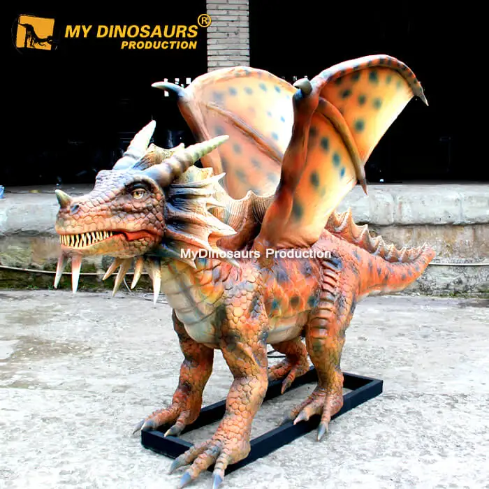 MyDino WD002 ручная работа миф модель дракона аниматронный летающий дракон в натуральный