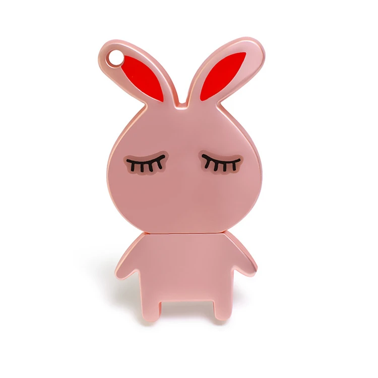 Cartoon cute metal USB stick rabbit shape128mb 256gb 512gb 8gb pen drive128gb 64gb 32gb Usb flash drive