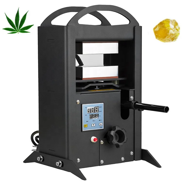 2020 new arrival Rosin Tech Heat Press Machine 8 tons Heat Plates Manual Rosin Dab Press machine