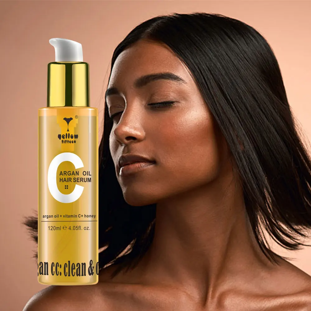 Private Label Smoothing Softening Shine Naturally Argan Oil Infused Hair Serum