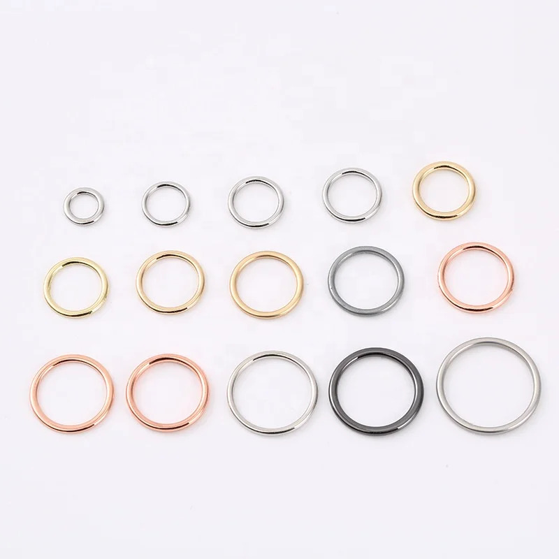 Eco-friendly Hanging Plating Rose Gold Alloyed Bra Sliders Rings Bra Straps Adjusters Manufacturer For Underwear