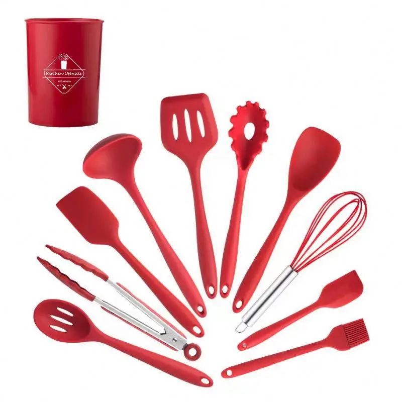 
2021 Amazon best seller utensil cook silicone kitchen cooking utensil set  (1600248624446)