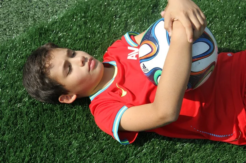 AVG 60mm Artificial Turf For FIFA approved football artificial grass