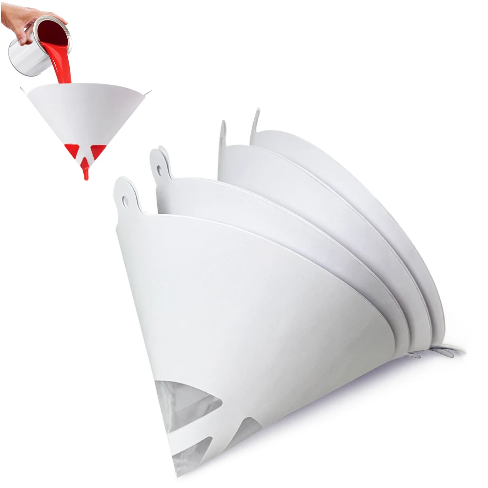 Заводская поставка 190 микрон сетчатый бумажный фильтр конусный фильтр для покраски автомобиля