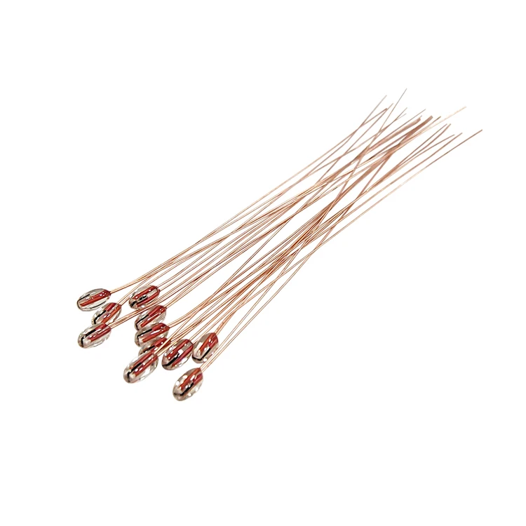 MF51 ntc thermistors 3435 1% glass bead ntc thermistor for Copier Electric iron10k thermistor