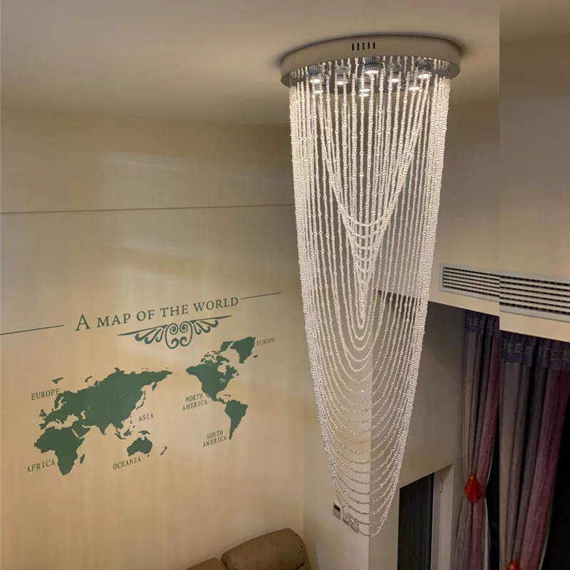 LT230015 Lobby Home Decoration Hanging Lamp Lighting Led Decorative Pendant Light Crystal Indoor Pendant Lightsfor Living Room