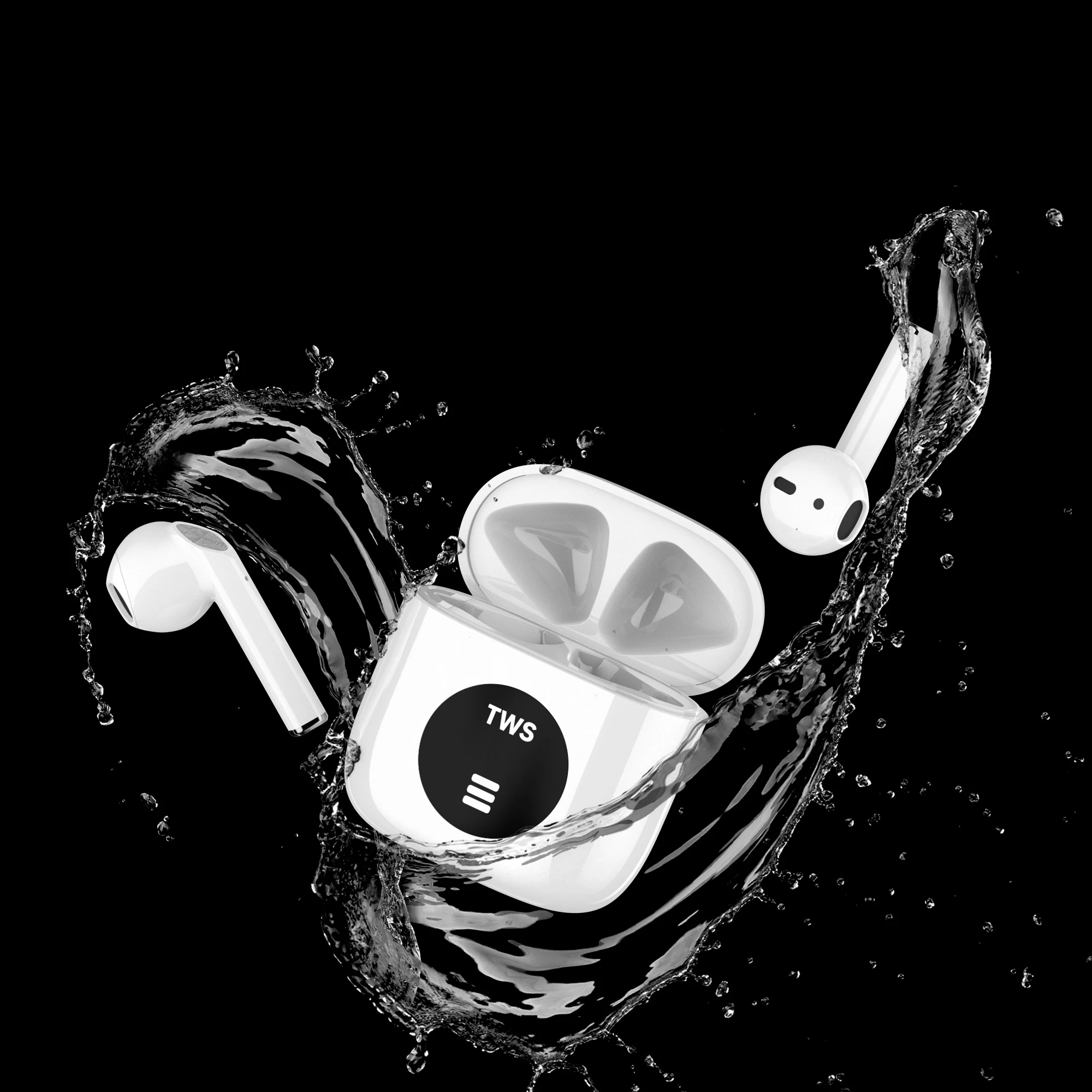 High Quality New Design Cute In-ear White 47*47*26cm Phone Type-c 5V Mini Music Wireless Earphones Earbuds