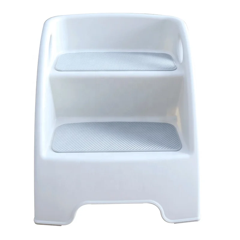 Baby plastic double stool baby toddler double foot stool baby bathroom kitchen toilet training step stool