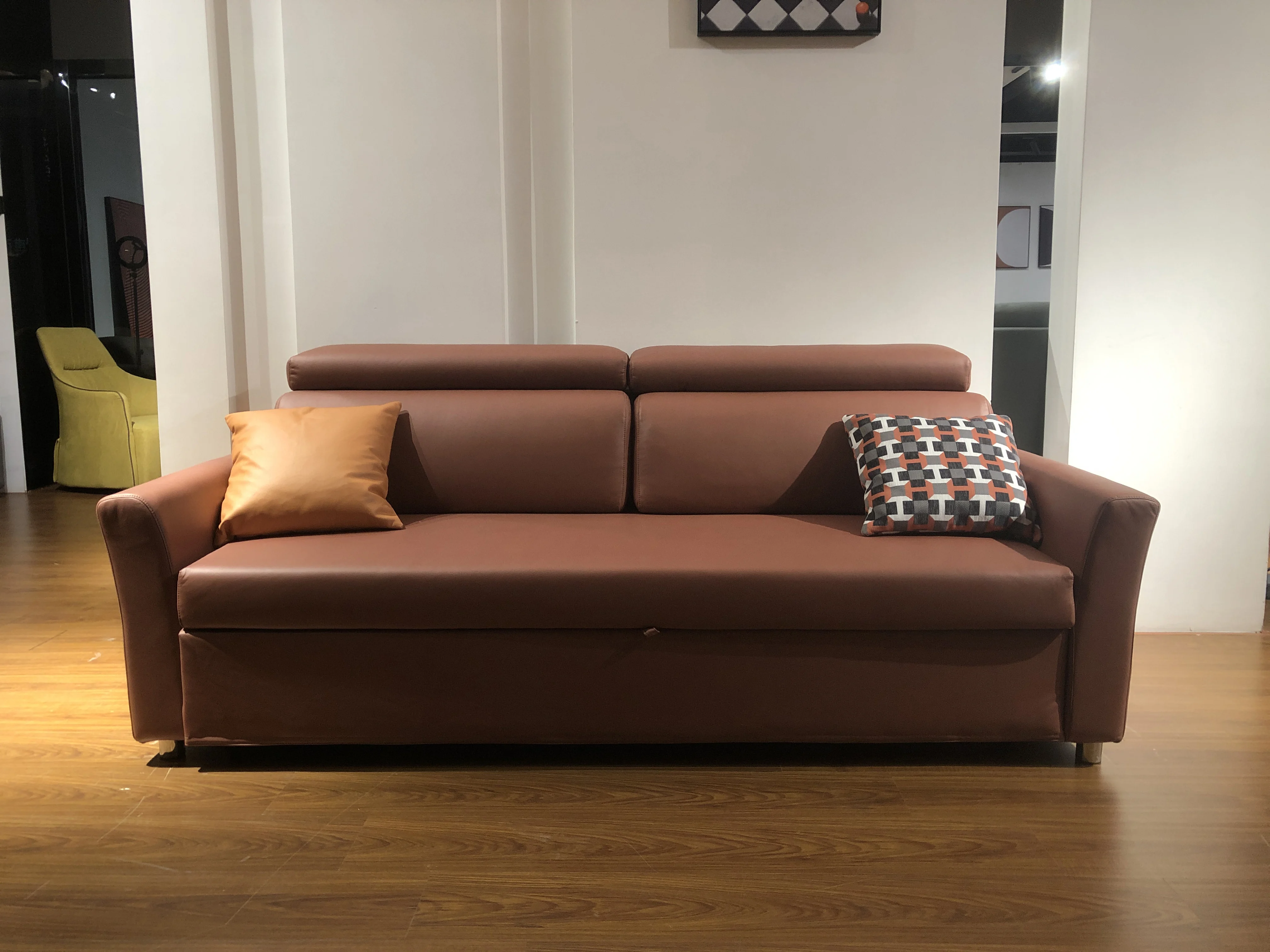 NEW Arrival Living Room Furniture Set Sofa with head support cushion Armrest Sofa Bed foldable Sofa cum Bed