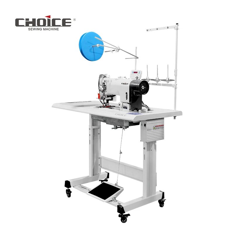 GC8721-TK Golden Choice Industrial Double Needle Big Hook Lockstitch Sewing Machine