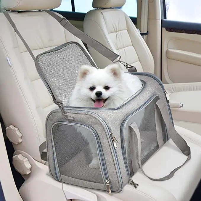 Hot-sell Wholesale Breathable Transparent Pet Cat Dog Travel Carrier Carrying Basket Backpack Bag