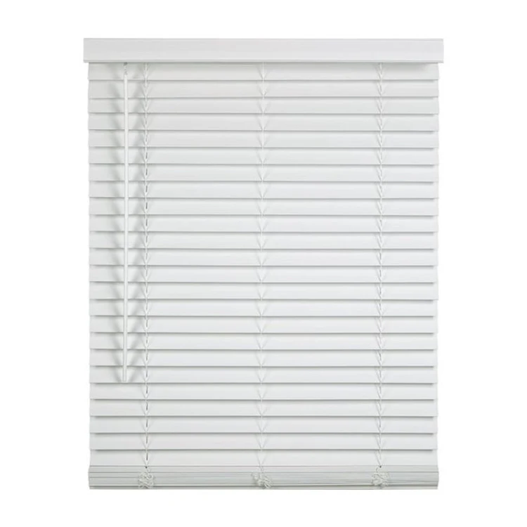 2-Inch Cordless Wood Faux Venetian Blinds Manual