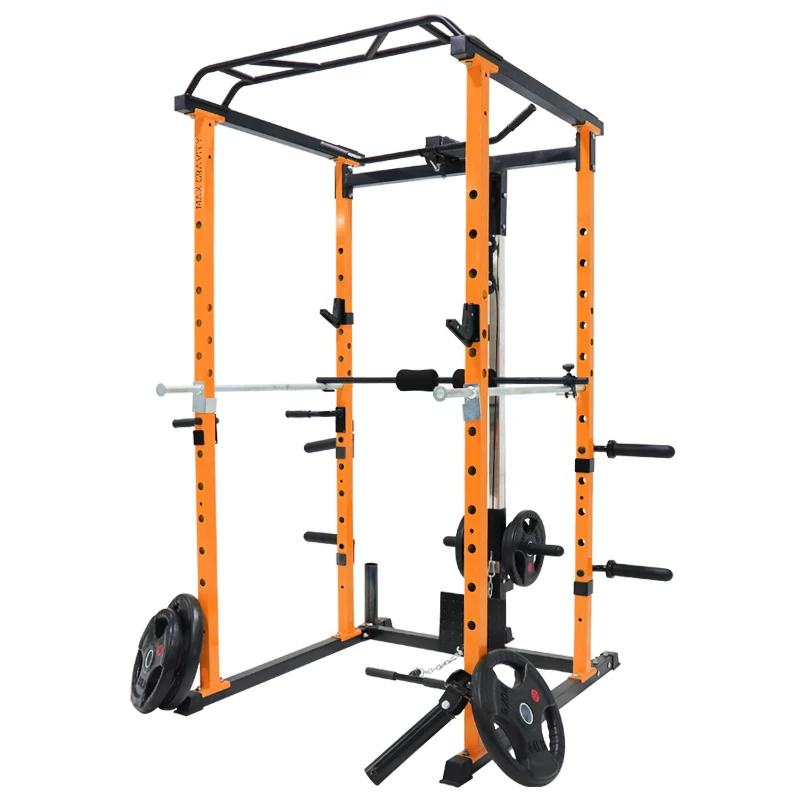 
FlagWorld Professional Commercial Strength Weight Lifting Training Fitenss Exercise Gym Multi Squat Stand Bench Power Rack 