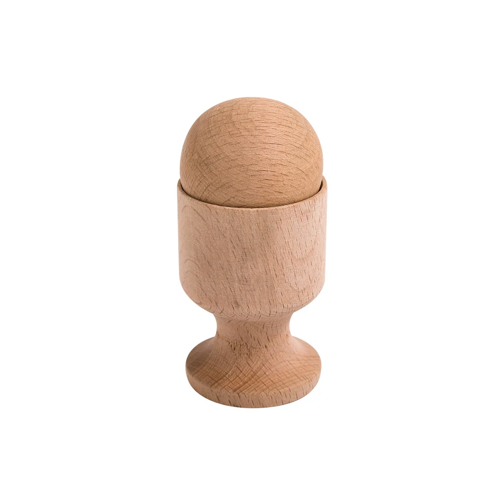 high quality leaderjoy beech wood baby educational toy sets montessori egg cup for school