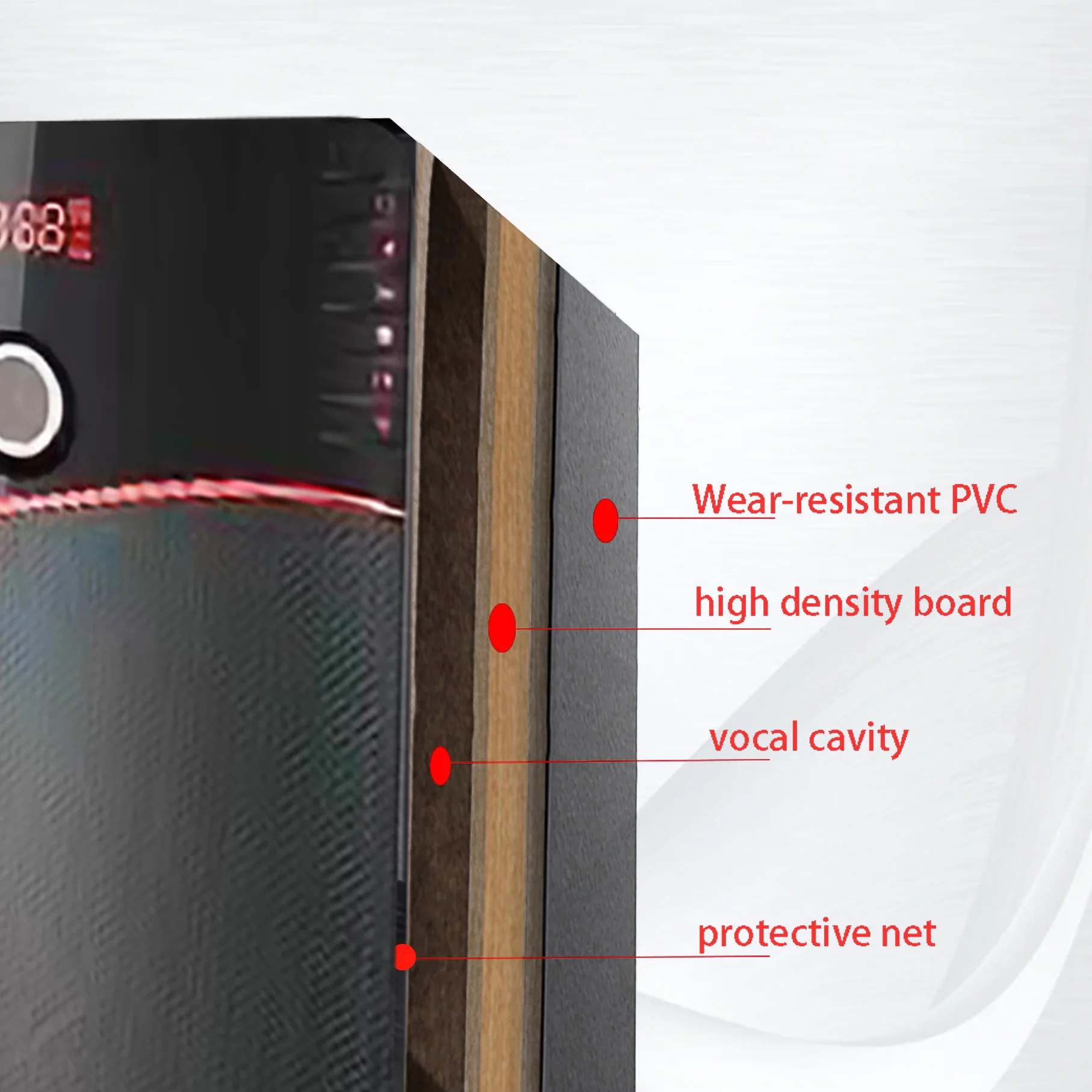 Hot sale   Creative 6.5 Inch Subwoofer Pa Column Speaker 5.1 Home Theater Tower Systems With Fm Radio xf-806