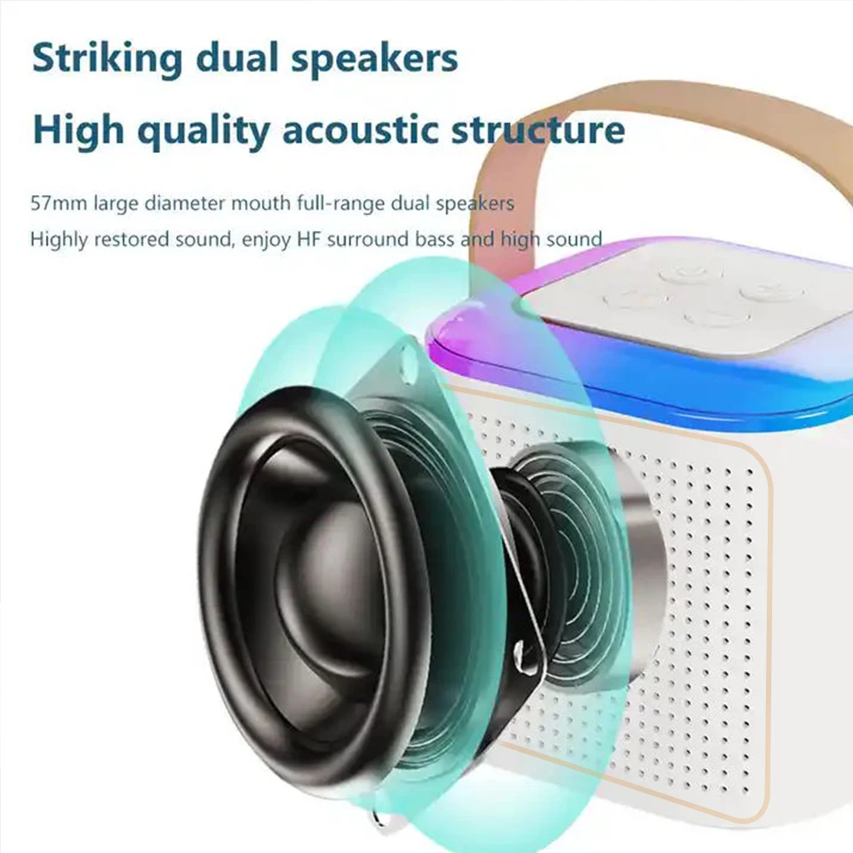 Dj Gaming Best Wireless Speakers Bluetooth Party Box Speaker Portable Mini Karaoke Portable Bluetooth Speaker With Wireless Mic