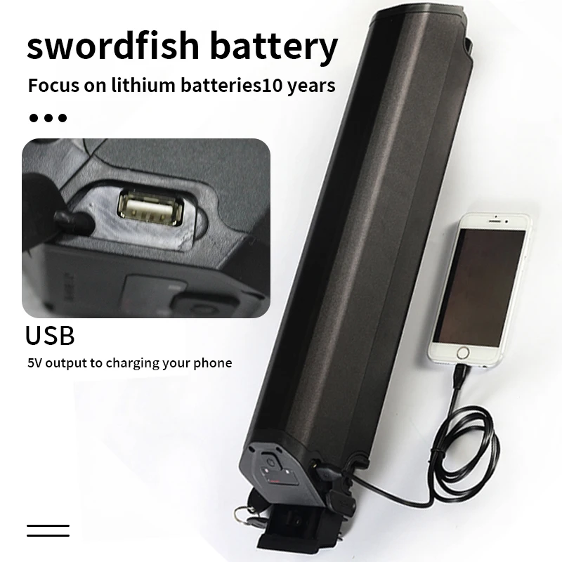Встроенный Аккумулятор для электровелосипеда 48 В 14 мАч G3500mah BMS 30A подходит 750 Вт аккумуляторная батарея