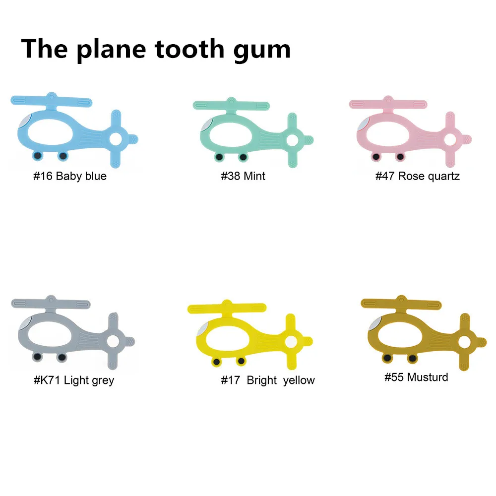 New cartoon baby silicone tooth glue baby anti-eating hand molars stick Unicorn bite molars toy can be boiled