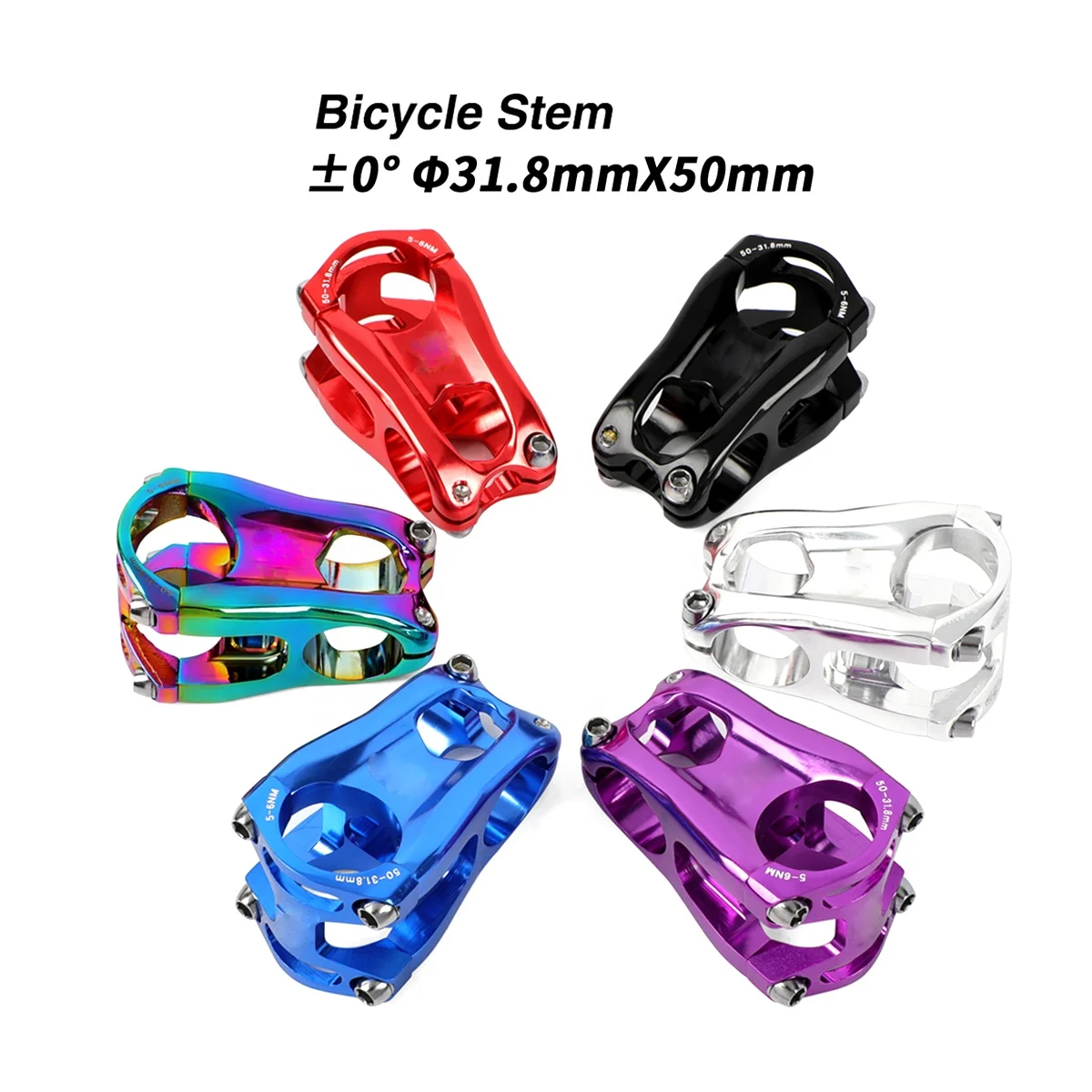 High Strength 3D Forged Aluminium Short Stem 50mm Bicycle Stem Bicycle Best Stem
