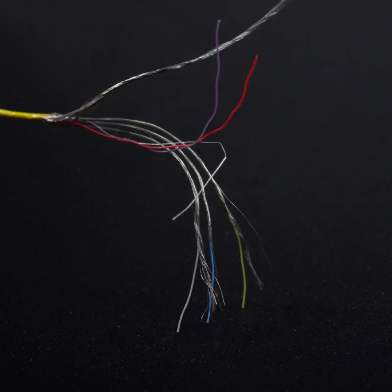 Micro 5 core 42 awg 3 coaxial+2 signal wire for HD image endoscope camera od0.65mm