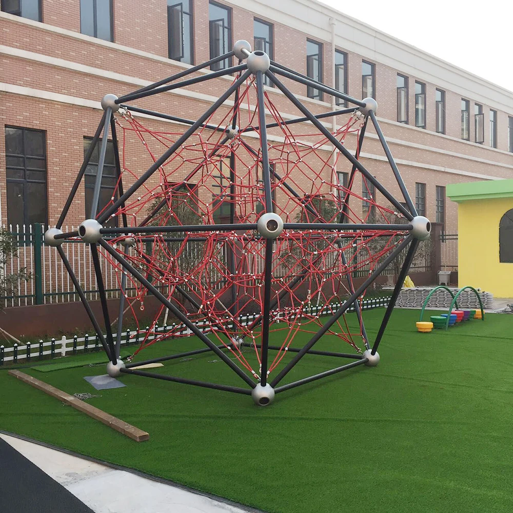 Металлическая Детская уличная сетка для скалолазания, оборудование для детской игровой площадки, конструкция, веревка для скалолазания