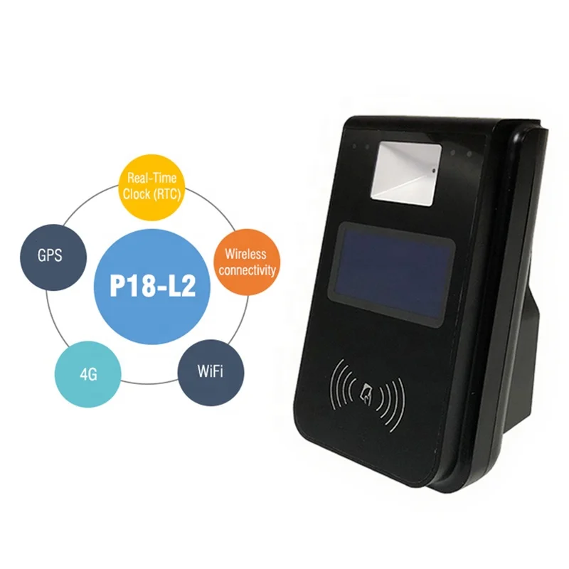 4G Electronic Scanner NFC Ticket POS Terminal Bus Rfid Reader with QR Code P18-L2C