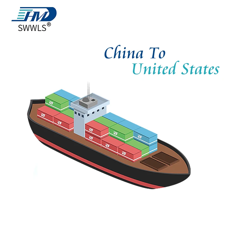 Swwls LCL sea freight from china to USA shipping agent
