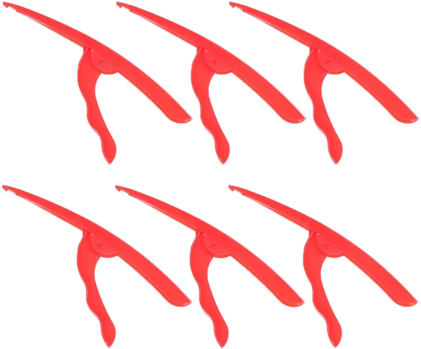  Plastic Seafood Shell Prawn Curved Peeler Deveiner Shrimp