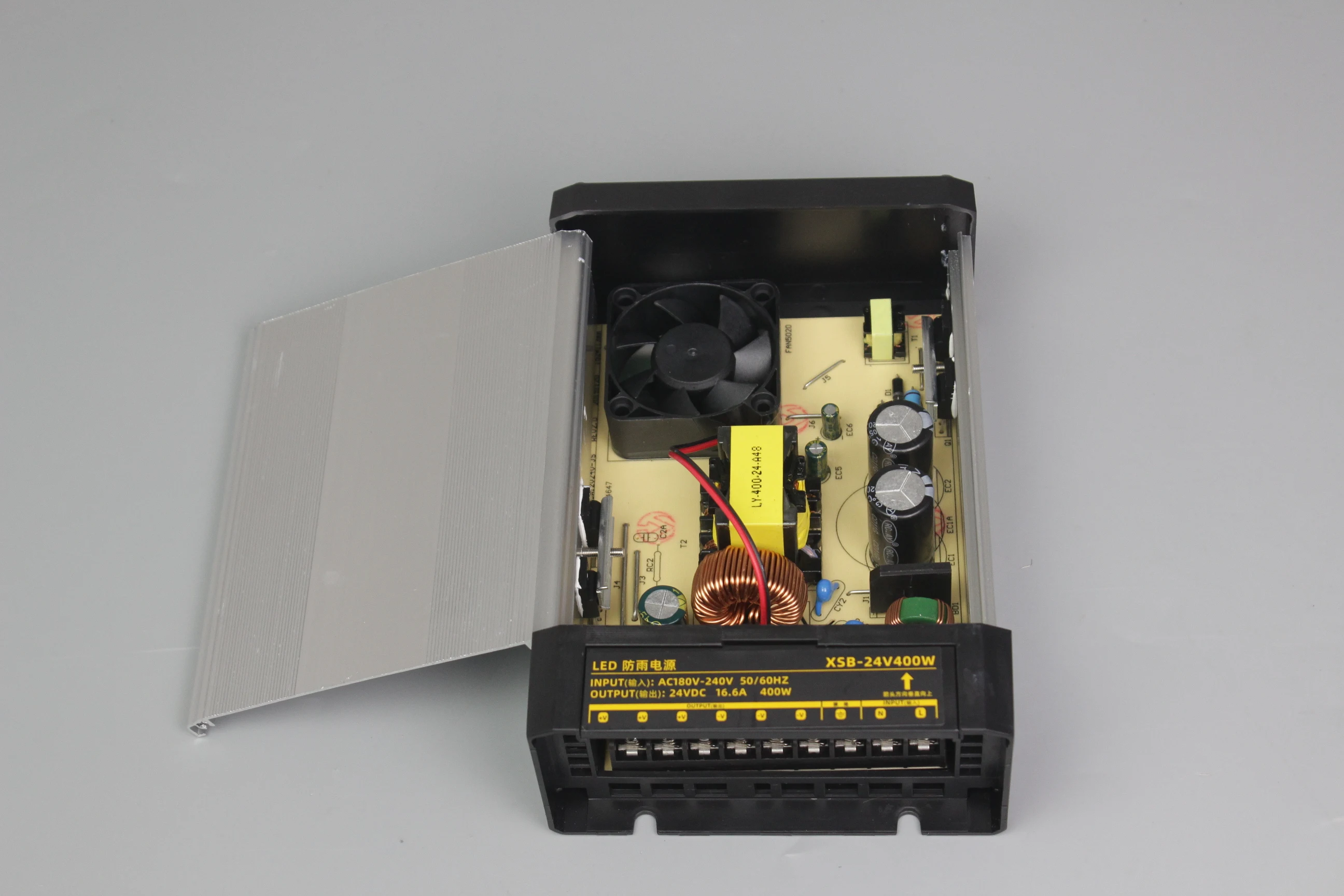 Hot Sell China Factory 5 12 24V 60 to 400W Rainproof Power Supply