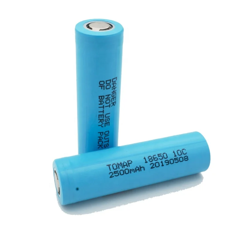 High Discharge 3C 2500Mah 3.7 Volt Li Ion Battery Bulk Baterias 18650 For E-Bike Or Electric Scooter