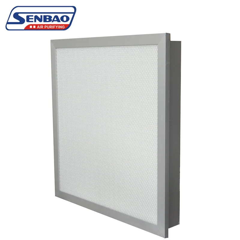 Professional Silica Gel Mini Pleat HEPA Air Filter for Dust Free Environments
