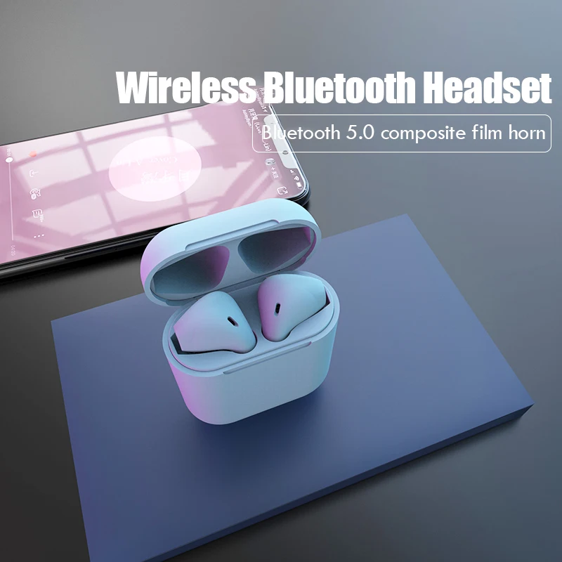 
2021 Free Sample Hot Selling i12 Earphones Mini Auriculares Audifonos BT5.0 headphone True Wireless I12 Tws Earbuds 