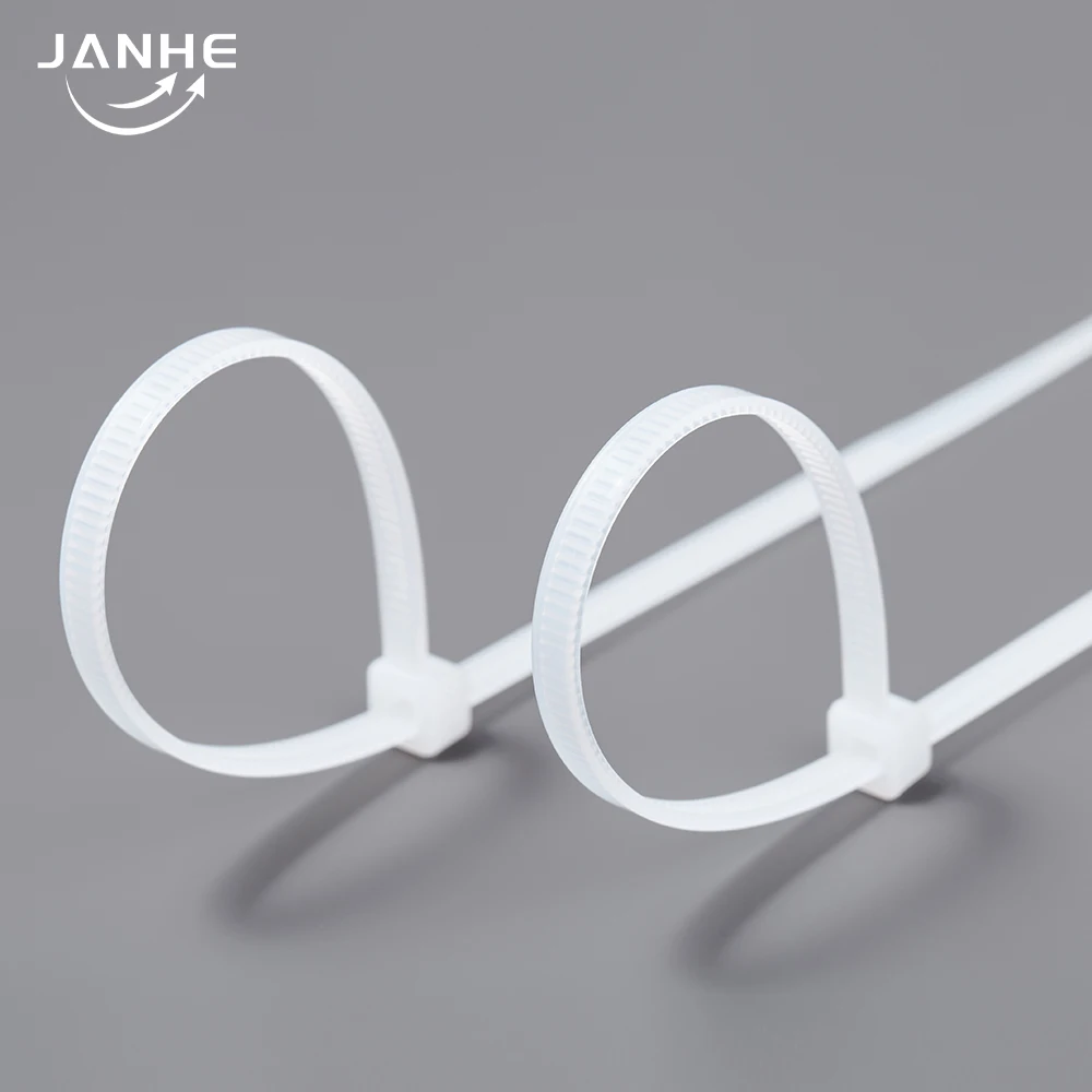 Modern design portable self locking knot cable ties flat nylon tie strips