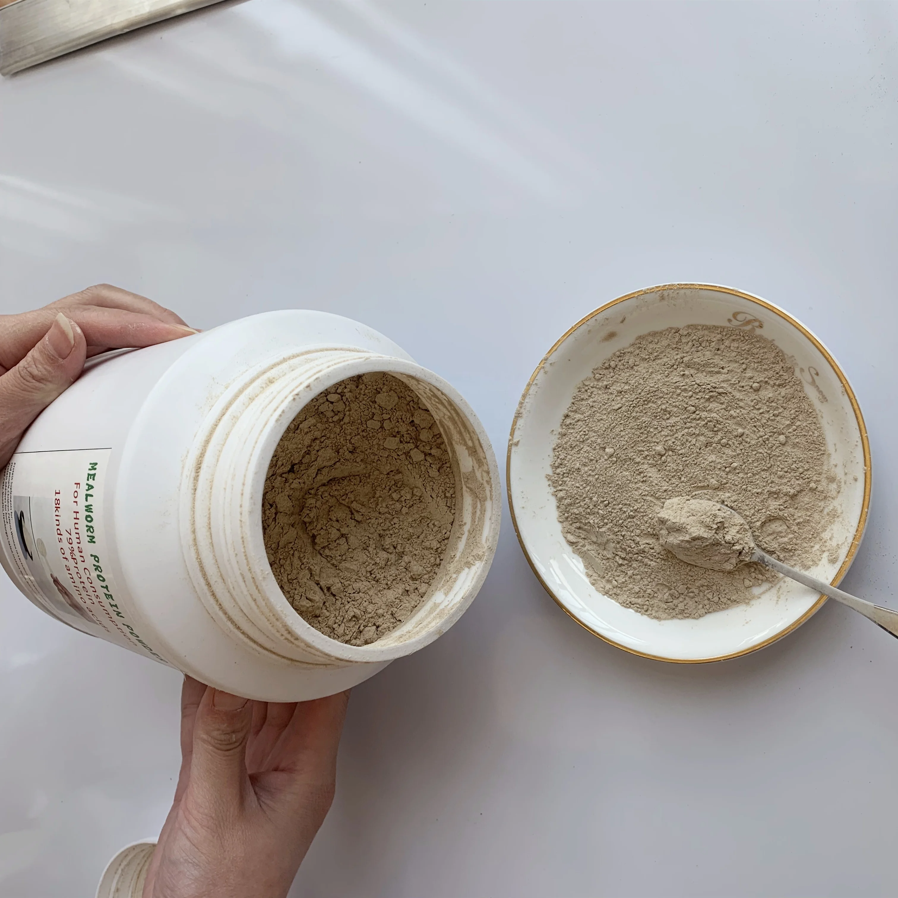 Protein powder  feed additives  mealworm powder food additive insect protein insect powder insect flour