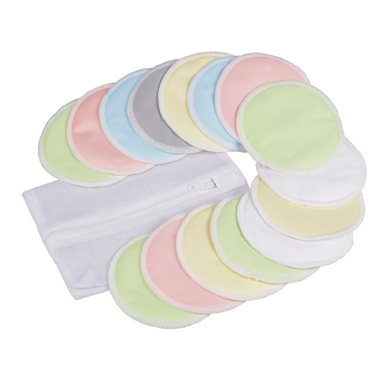 Washable Nursing Pads Reusable Organic Bamboo Breast Pads