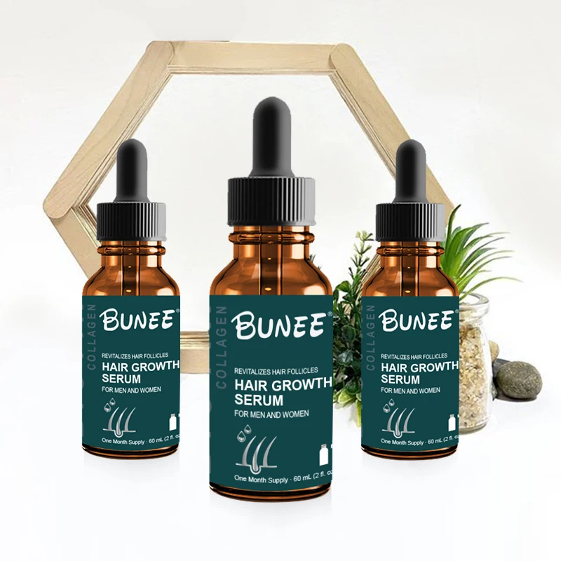 Bunee Thinning Hair Loss Treatment Liquid Solution Serum 60ml regrowth Oil