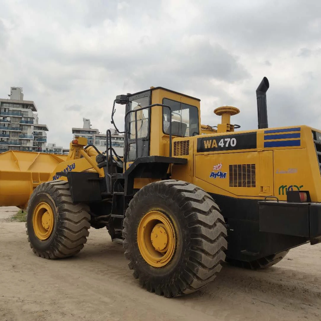 Used komatsu wa470 wheel loader komatsu 470 5 ton loaders in good condition Price