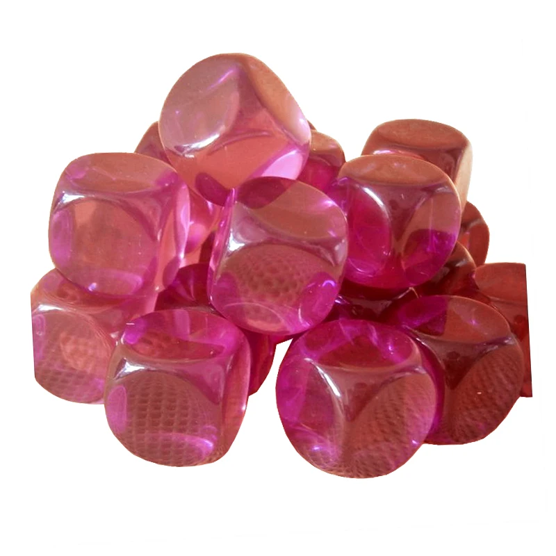 
Custom Transparent Blank D6 Dice 