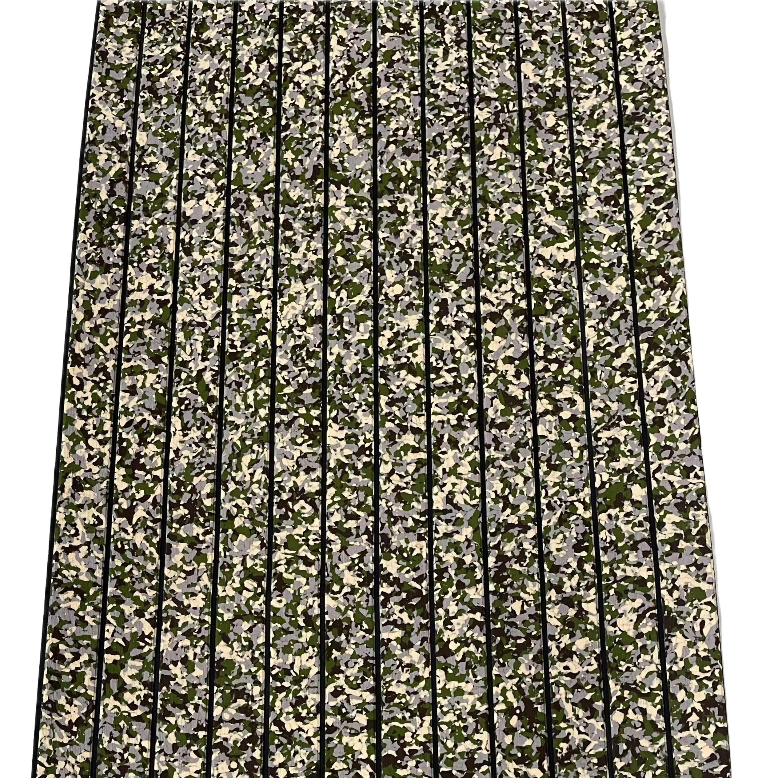 Hot Sale European Non-Slip EVA Foam Teak Decking Sheet Modern Outdoor Marine Flooring Carpet Plain Color Mats Brushed Technics