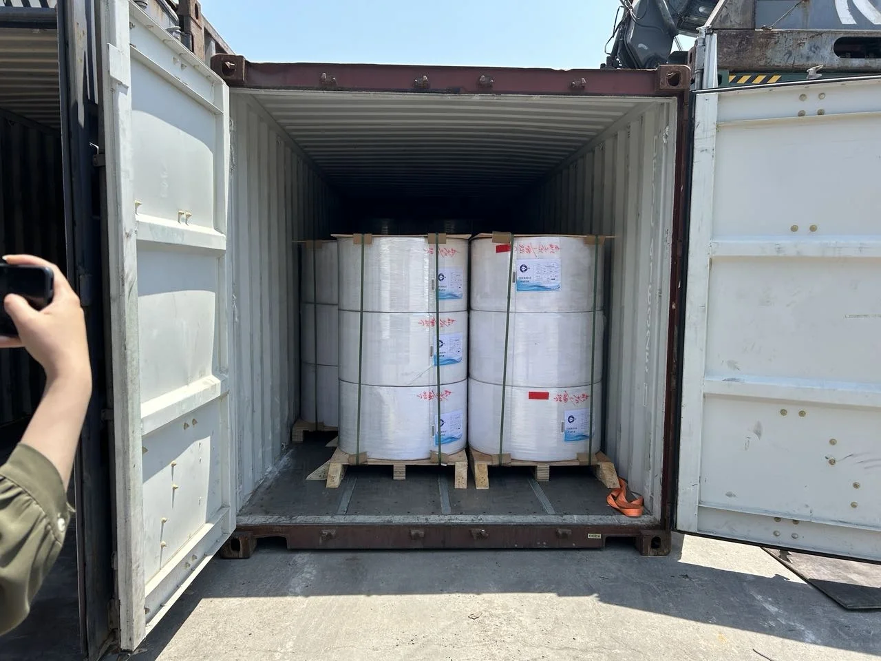 BPA Free Black Image High smoothness adhesive thermal paper label  Jumbo Thermal Paper Roll