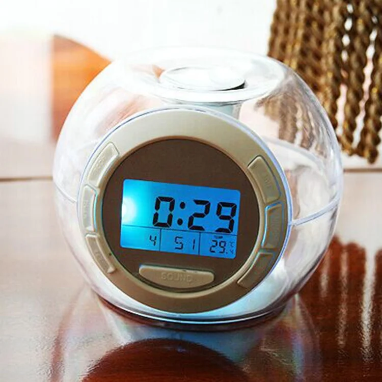 digital Desk table Alarm Clock Calendar countdown timer Electronic with Nature Sound Music ringer Creative gifts logo custom